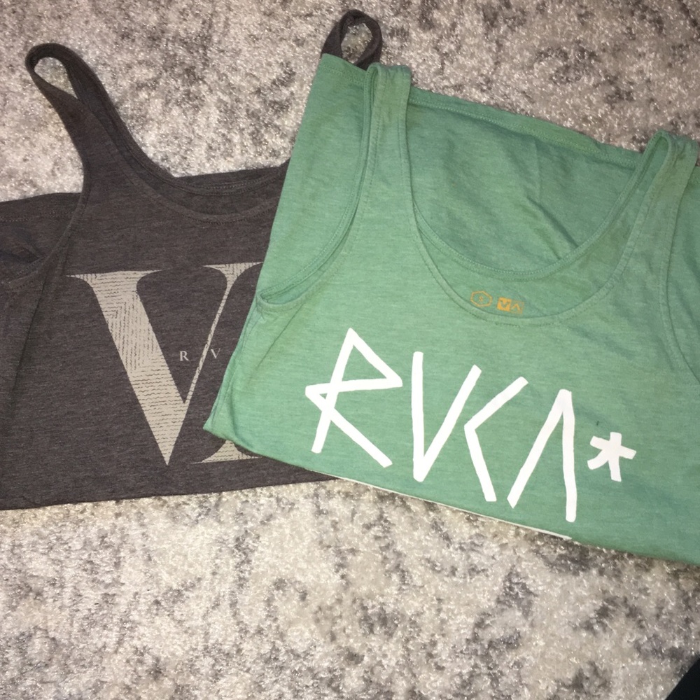 RVCA tank top BUNDLE. Both sized small.